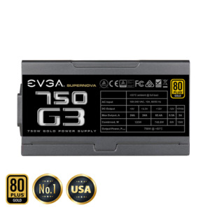 EVGA SuperNOVA 750 G3 – 80 GOLD 750W – Fully Modular h4 EVGA SuperNOVA 750 G3 - 80+ GOLD 750W - Fully Modular (TRAY)