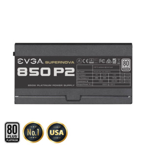 EVGA SuperNOVA 850 P2 - 80+ Platinum 850W - Fully Modular (TRAY)