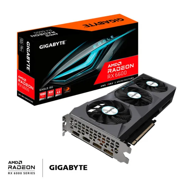 Gigabyte Radeon™ RX 6600 EAGLE 8G - 8GB GDDR6
