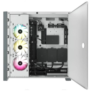 Corsair 5000D AIRFLOW Tempered Glass Mid-Tower ATX Case - White