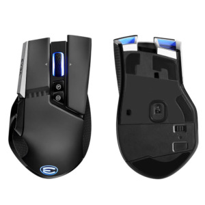 EVGA X20 Gaming Mouse - Wireless - Black - Customizable - 16,000 DPI - 5 Profiles - 10 Buttons - Ergonomic