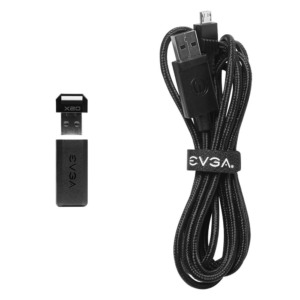 EVGA X20 Gaming Mouse - Wireless - Black - Customizable - 16,000 DPI - 5 Profiles - 10 Buttons - Ergonomic