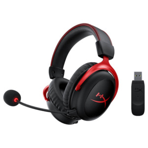 HyperX Cloud II Wireless Red – 7.1 Virtual Surround Gaming Headset h2 HyperX Cloud II Wireless Red - 7.1 Virtual Surround Gaming Headset