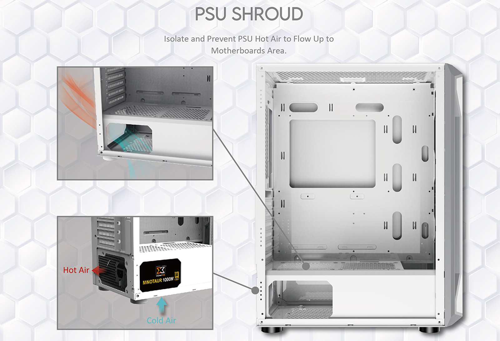 XIGMATEK Gaming X Arctic 3FX - ATX - Mid Tower (3x Fan)