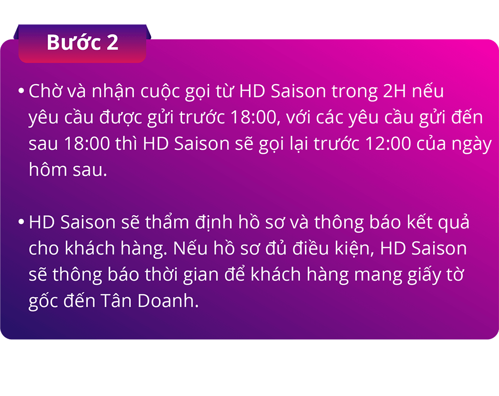 Duyet ho so HDSS Online B2 Hướng dẫn Trả Góp khi mua hàng tại Tân Doanh