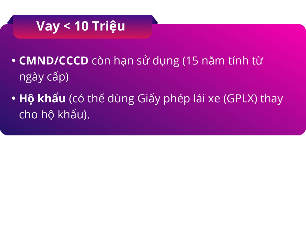 HDSS Vay duoi 10tr Hướng dẫn Trả Góp khi mua hàng tại Tân Doanh