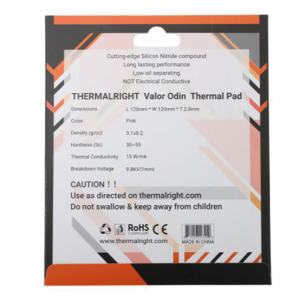 Thermalright VALOR ODIN Thermal Pad 120x120x2.0mm H4 Thermalright VALOR ODIN Thermal Pad 120x120x2.0mm