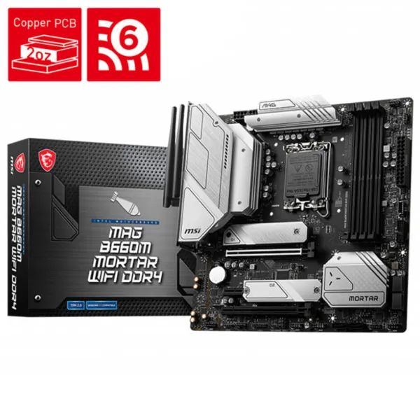 MSI MAG B660M MORTAR WIFI DDR4 - Socket 1700