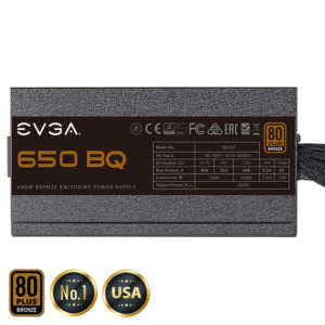 EVGA 650 BQ - 80+ BRONZE 650W - Semi Modular
