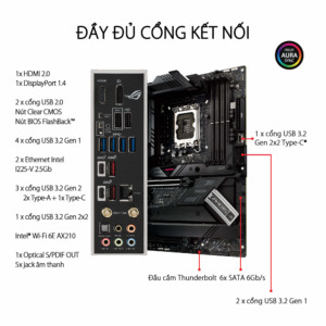 Asus ROG STRIX Z690 F GAMING WIFI Socket 1700 H5 Asus ROG STRIX Z690-F GAMING WIFI - Socket 1700