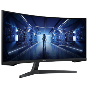 Samsung 3422 Odyssey G5 34 inch Ultra WQHD VA Curved 165 Hz 1ms HDR10 Chuyen Game H2 Samsung 34" Odyssey G5 - 34 inch Ultra WQHD VA / Curved / 165 Hz / 1ms / HDR10 / Chuyên Game