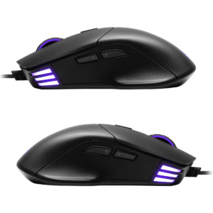 EVGA X12 Gaming Mouse - 8K - Wired - Black - Customizable - Dual Sensor - 16,000 DPI - 5 Profiles - 8 Buttons - Ambidextrous Light Weight - RGB
