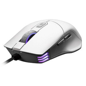 EVGA X12 Gaming Mouse - 8K - Wired - White - Customizable - Dual Sensor - 16,000 DPI - 5 Profiles - 8 Buttons - Ambidextrous Light Weight - RGB