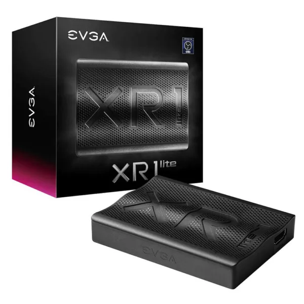 EVGA XR1 Lite Capture Card - Certified for OBS - USB 3.0 - 4K Pass Through