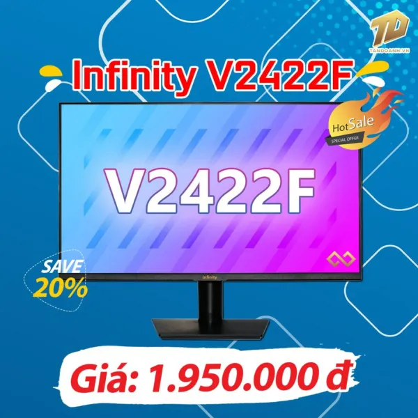 Infinity V2422F - 24 inch FHD VA / 75Hz / HDR / Chuyên Game