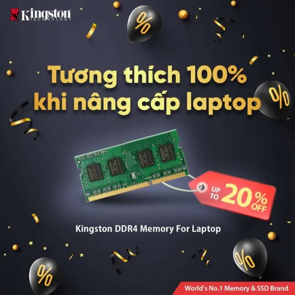 Kingston 16GB (1X16GB) Bus 3200 DDR4 For Laptop