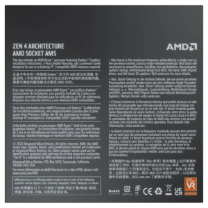 AMD Ryzen 9 7000 non X H5 AMD Ryzen™ 9 7900 12C/24T Upto 5.4Ghz (Kèm Fan Wraith Prism)