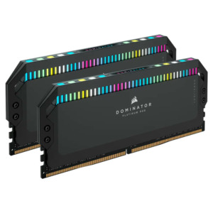 Corsair DOMINATOR® PLATINUM RGB Black - 32GB (2x16GB) DDR5 - Bus 5200MHz Cas 40