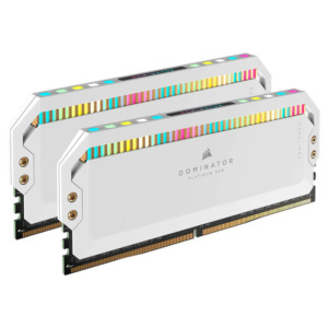 Corsair DOMINATOR® PLATINUM RGB White - 64GB (2x32GB) DDR5 - Bus 5200MHz Cas 40