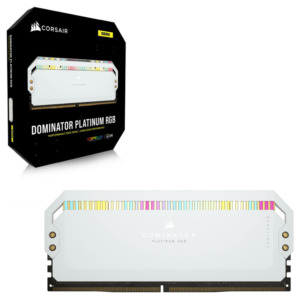 Corsair DOMINATOR® PLATINUM RGB White - 64GB (2x32GB) DDR5 - Bus 5200MHz Cas 40