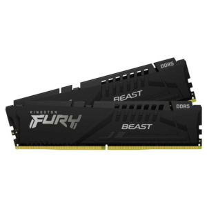 Kingston Fury Beast Black - 32GB (2x16GB) DDR5 - Bus 6000MHz Cas 40