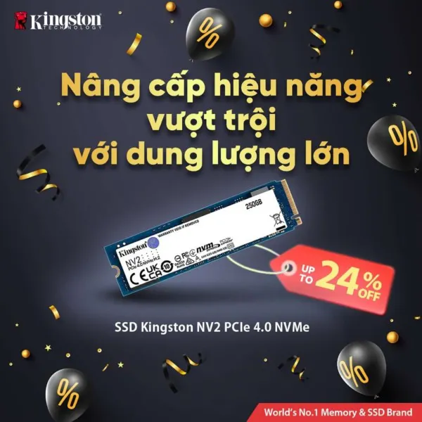 Kingston NV2 250GB - PCIe 4.0x4 NVMe SSD