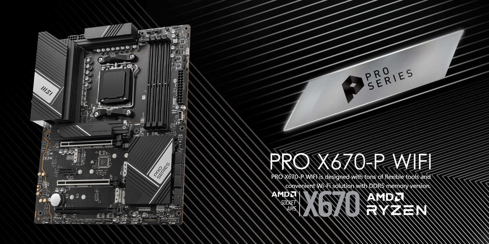 MSI PRO X670 P WIFI MSI PRO X670-P WIFI - Socket AM5