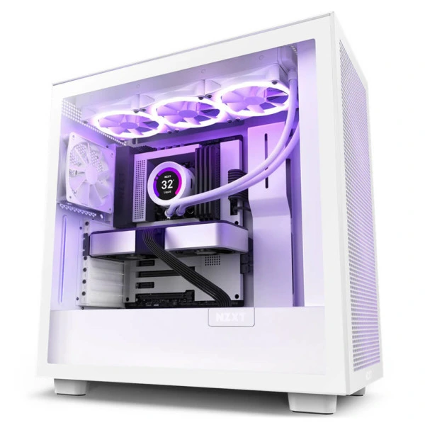 NZXT H7 Flow - White - Mid-Tower Airflow Case