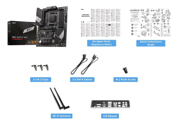 msi pro x670 p wifi accessory MSI PRO X670-P WIFI - Socket AM5