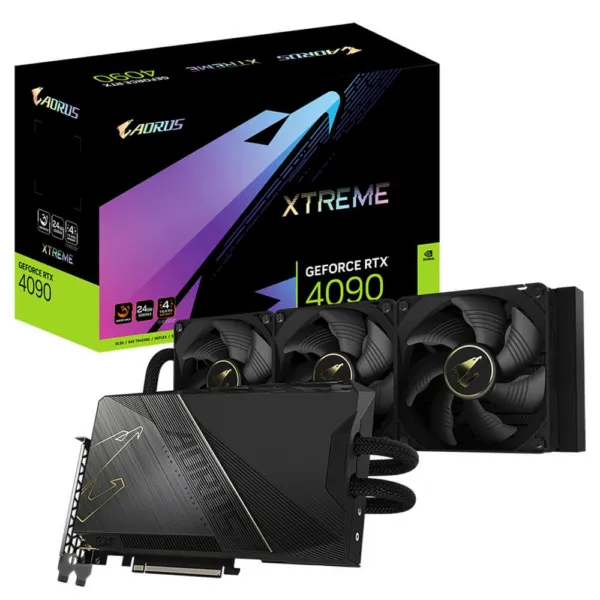 Gigabyte AORUS GeForce RTX™ 4090 XTREME WATERFORCE 24G - 24GB GDDR6X
