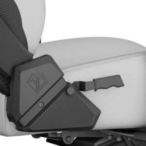 Andaseat Kaiser 3 Cloudy White - Premium PVC Leather - Ultimate Ergonomic Gaming Chair