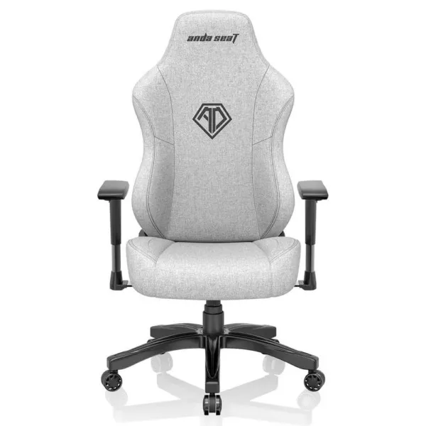 Andaseat Phantom 3 Ash Grey - Linen Fabric - Premium Office Gaming Chair