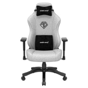 Andaseat Phantom 3 Ash Grey - Linen Fabric - Premium Office Gaming Chair