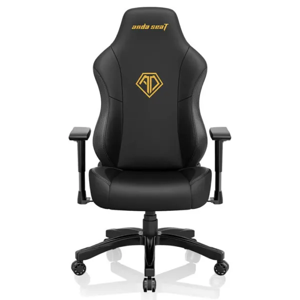 Andaseat Phantom 3 Elegant Black - Premium PVC Leather - Office Gaming Chair