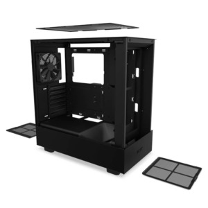 NZXT H5 Flow - Black - Compact Mid-tower Airflow Case