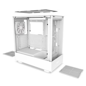 NZXT H5 Flow - White - Compact Mid-tower Airflow Case