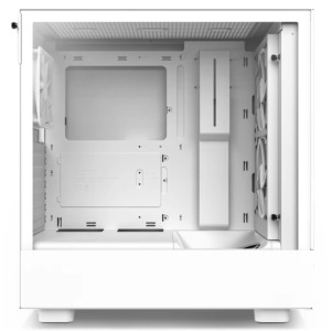 NZXT H5 Flow - White - Compact Mid-tower Airflow Case