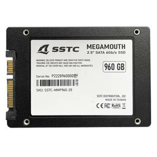 SSTC MEGAMOUTH 960GB - 2.5inch Sata 3 SSD