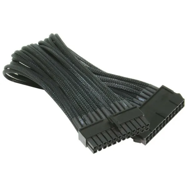 NZXT Premium Cable Sleeved 24pin for Mainboard - Black