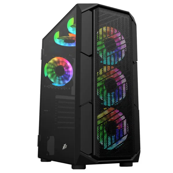 1STPLAYER XF Black Mid-Tower Gaming Case