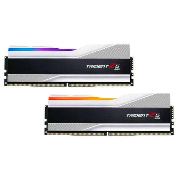 GSkill Trident Z5 RGB Silver – 32GB (2x16GB) DDR5 – Bus 6400MHz Cas 32