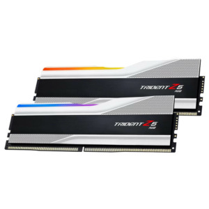 GSkill Trident Z5 RGB Silver - 64GB (2x32GB) DDR5 - Bus 6000MHz Cas 32 (F5-6000J3238G32GX2-TZ5RS)