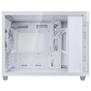 ASUS Prime AP201 White - Tempered Glass MicroATX Case