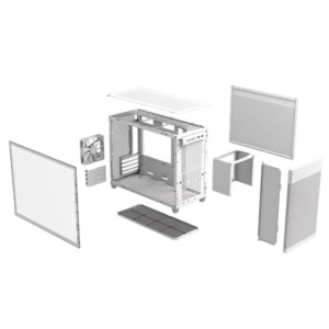 ASUS Prime AP201 White - Tempered Glass MicroATX Case