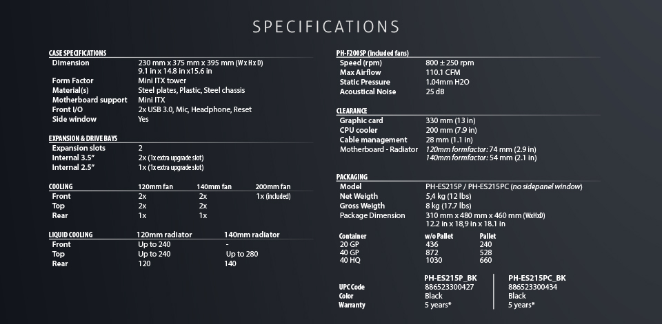 Phanteks Enthoo Evolv ITX Black/Red Tempered Glass - ITX Tower Case Phanteks Enthoo Evolv ITX Black/Red Tempered Glass - ITX Tower Case