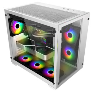 1STPLAYER MV7 White H2 1 1STPLAYER MV7 White - Mid-Tower Gaming Case