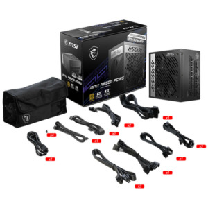 MSI MPG A850G PCIE5 H5 MSI MPG A850G PCIE5 - 850W 80Plus Gold - Fully Modular - Support PCIe Gen 5.0 Graphics Card