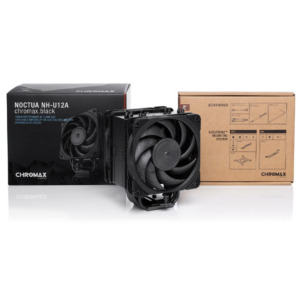 Noctua NH-U12A chromax.black - Quiet CPU cooler