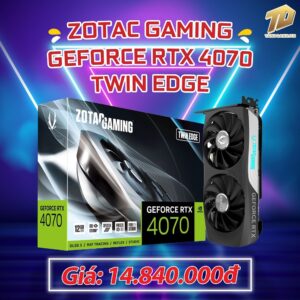 ZOTAC GAMING GeForce RTX 4070 Twin Edge - 12GB GDDR6X