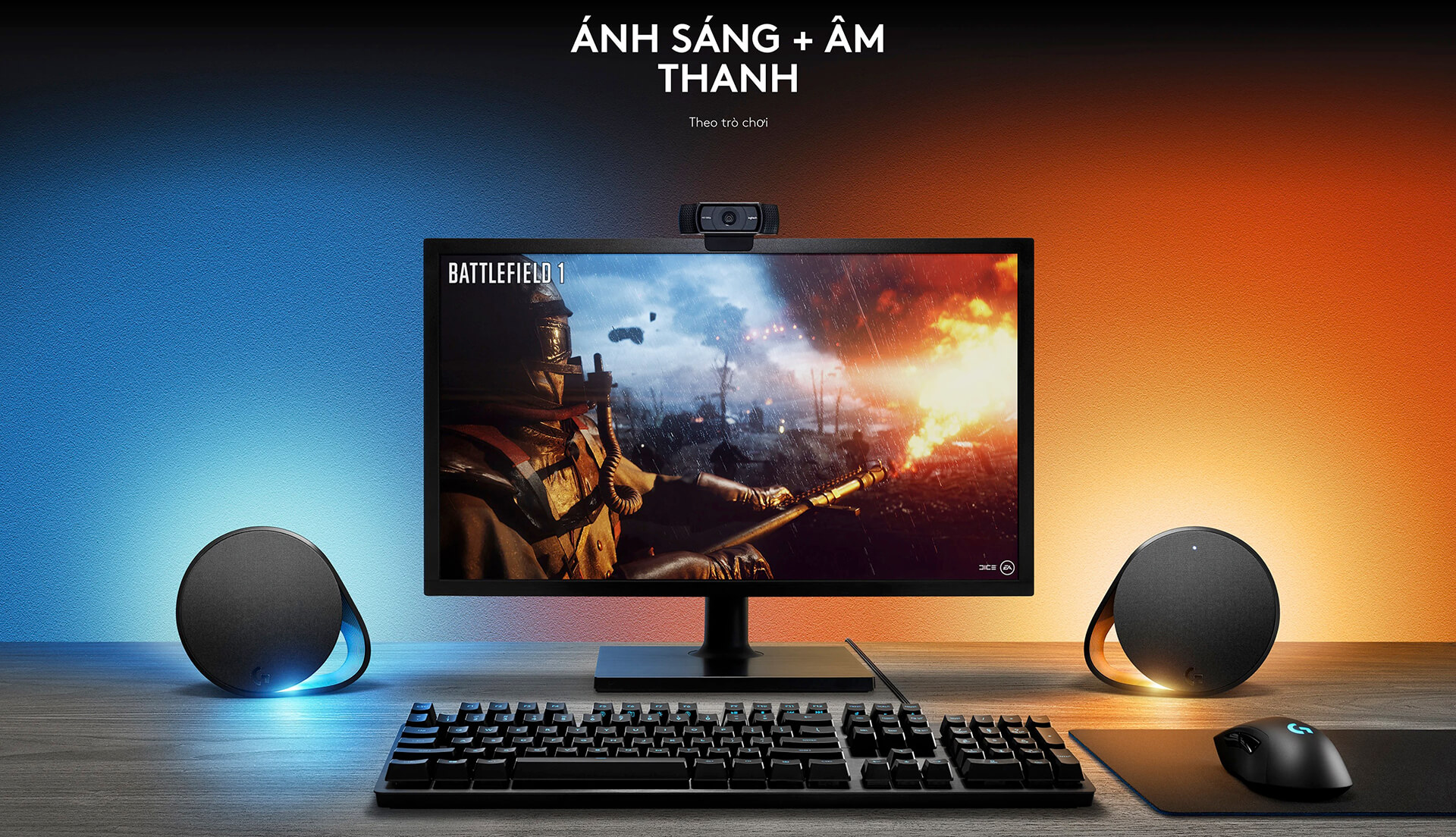 Logitech G560 RGB Gaming Speaker Features Logitech G560 RGB - Gaming Bluetooth Speaker